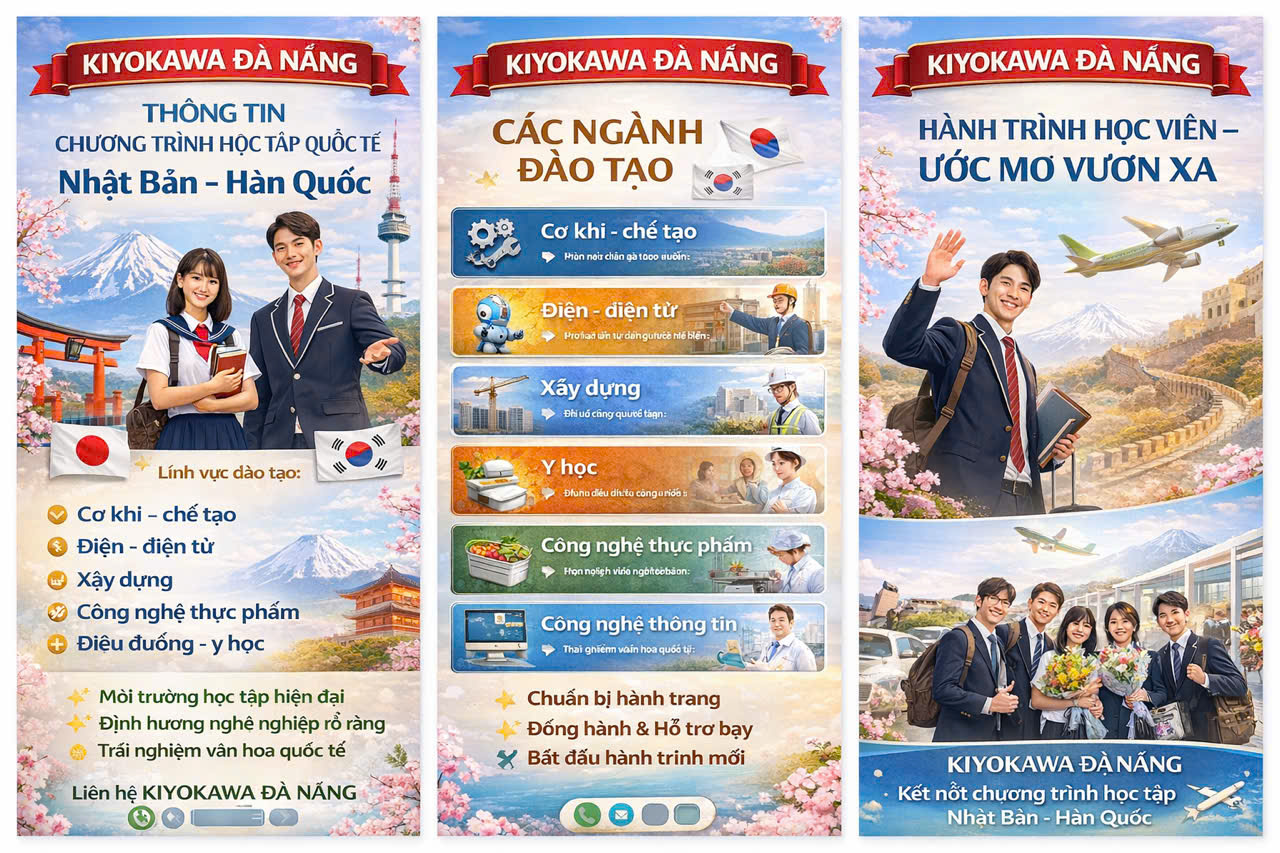 KIYOKAWA ĐÀ NẴNG – THÔNG BÁO TUYỂN SINH